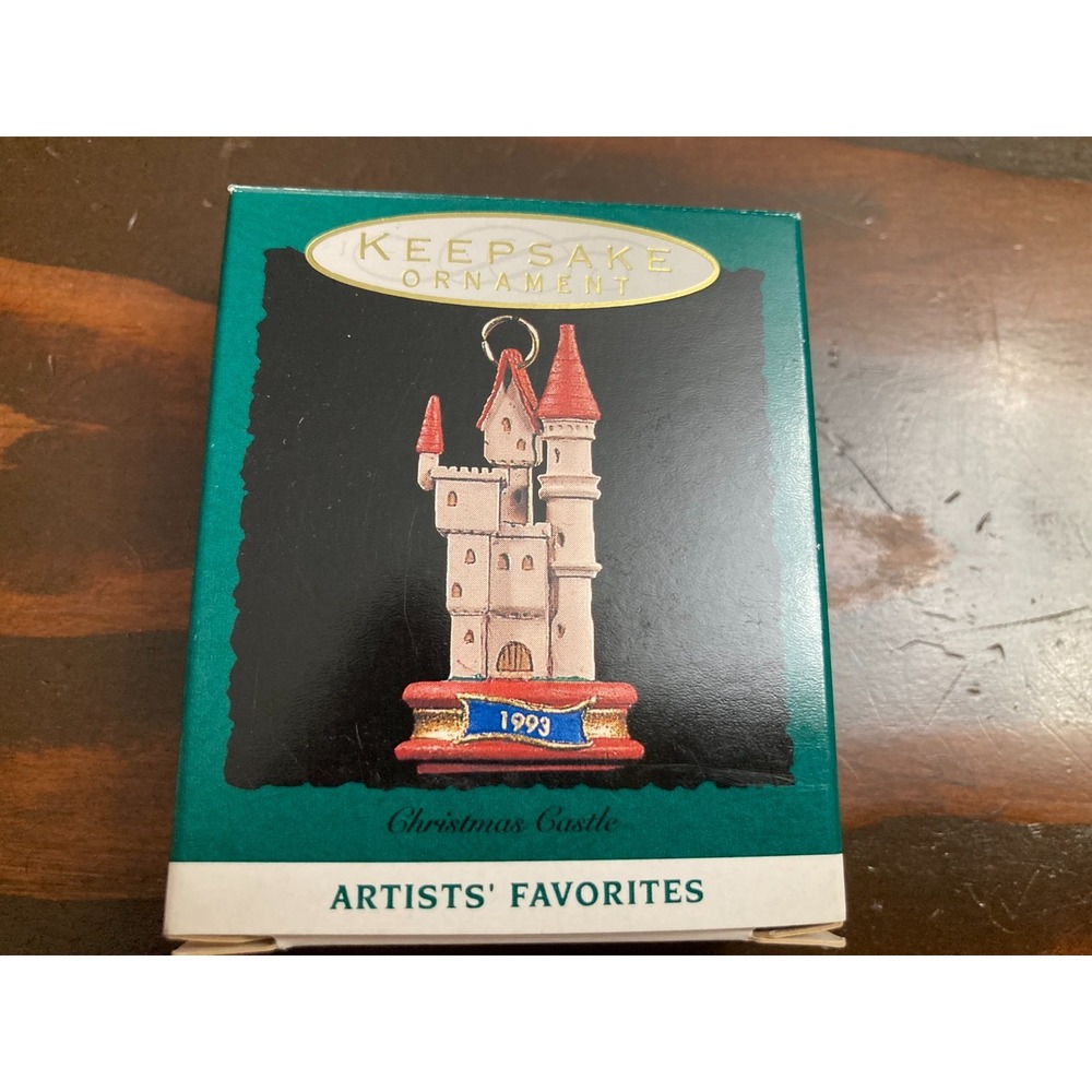 Lot of 5 Hallmark Ornaments - People Friendly,‎ Castle, Flight Kitty Hawk - Picture 5 of 16